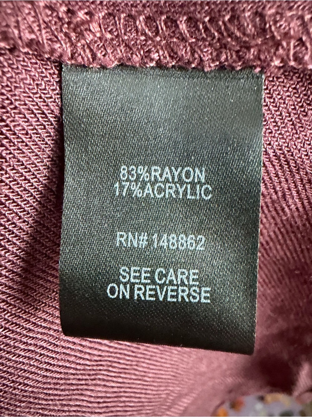 Torrid Burgundy Button-Front Blouse. NWT. 2X - Picture 6 of 6